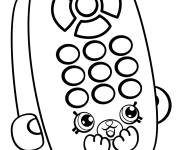 Coloriage Rita Petkins T&eacute;l&eacute;commande Shopkins saison 4