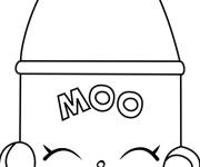 Coloriage et dessins gratuit Shopkin Flava Ava saison 3 à imprimer