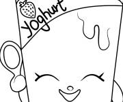 Coloriage et dessins gratuit Shopkin Ghurty à imprimer