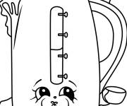 Coloriage et dessins gratuit Shopkin Ma Kettle saison 2 à imprimer