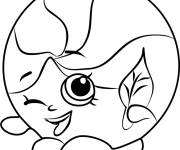 Coloriage et dessins gratuit Shopkin Mintie à imprimer