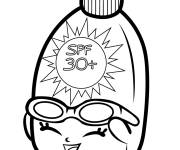 Coloriage Shopkin Sunny Screen saison 1