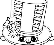 Coloriage Shopkin Toni Topper