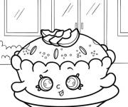 Coloriage Shopkins Alice, la tarte aux pommes