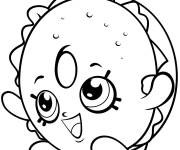 Coloriage Shopkins Bagel Billy saison 4