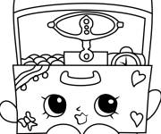 Coloriage Shopkins Boite de musique