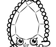 Coloriage Shopkins Brenda Brooch saison 3