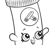 Coloriage Shopkins Cannelle Sally saison 6