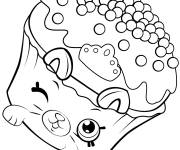 Coloriage Shopkins Cupcake Petkins Royal saison 5