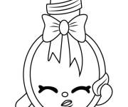 Coloriage Shopkins curly kawaii