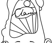 Coloriage Shopkins Dishy Liquid