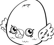 Coloriage Shopkins Eggchic Petkins saison 4
