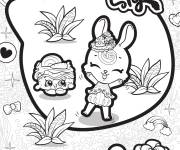Coloriage Shopkins et le Wild style de la derni&egrave;re saison