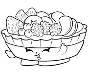 Coloriage Shopkins Fifi Tarte Aux Fruits saison 2