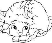 Coloriage Shopkins fleur Chlo&eacute;