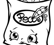 Coloriage Shopkins Freezy Peazy saison 1