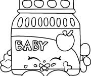 Coloriage Shopkins Ga Ga Gourmet