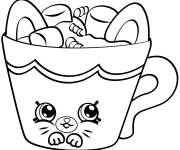 Coloriage Shopkins Hot Choc Petkins saison 4