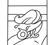 Coloriage Shopkins huile d&rsquo;Olive