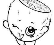 Coloriage Shopkins kiwi