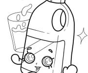 Coloriage Shopkins lait Melissa
