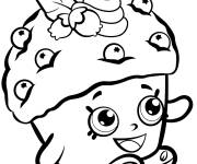 Coloriage Shopkins Mini-muffins saison 1