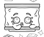 Coloriage Shopkins Nilla Slice