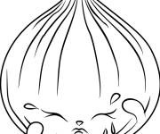 Coloriage Shopkins Onion Boo-Hoo