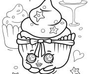 Coloriage Shopkins Patty kawaii