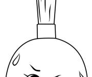 Coloriage Shopkins piston Peta de toilette