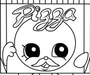 Coloriage Shopkins Pizza Pa &agrave; colorier