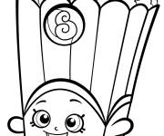 Coloriage Shopkins Poppy Corn saison 2