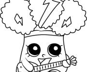 Coloriage Shopkins Rockin Brock