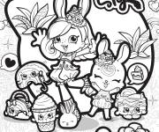 Coloriage shopkins saison 9 style sauvage