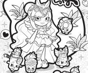 Coloriage Shopkins Shoppies en maternelle