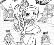 Coloriage shopkins shoppies le monde de vacance