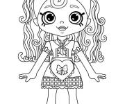 Coloriage Shopkins Spaghetti Sue