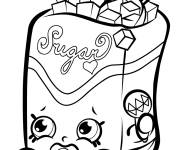Coloriage Sugar Lump de Shopkin saison 1