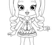 Coloriage Chelsea Cheeseburger Shoppies Dolls