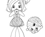 Coloriage et dessins gratuit Donatina poup&eacute;e pour ce1 à imprimer