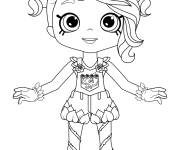 Coloriage Rosie Bloom Shoppies Dolls