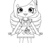 Coloriage Shoppies Doll Kirstea