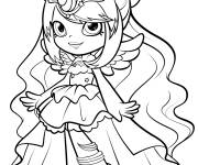 Coloriage Shoppies Doll Mysterbella Wild Style