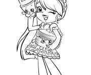 Coloriage et dessins gratuit Shoppies Doll Pam Cake à imprimer