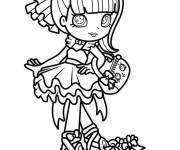 Coloriage Shoppies poup&eacute;e Pirouetta