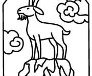 Coloriage B&eacute;lier astrologie
