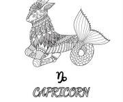 Coloriage Capricorn