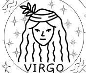 Coloriage Charme c&eacute;leste de la Vierge