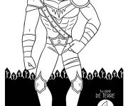 Coloriage Gar&ccedil;on qui symbolise le signe de Taureau