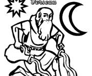 Coloriage Icone Verseau en miniature
